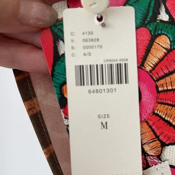 NWT ANTHROPOLOGIE Farm Rio halter maxi dress Size M - Picture 10 of 10